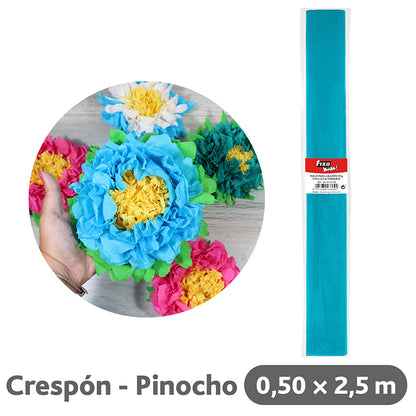 PAPEL CREPE 0,50X2,5M - GRAFOPLAS