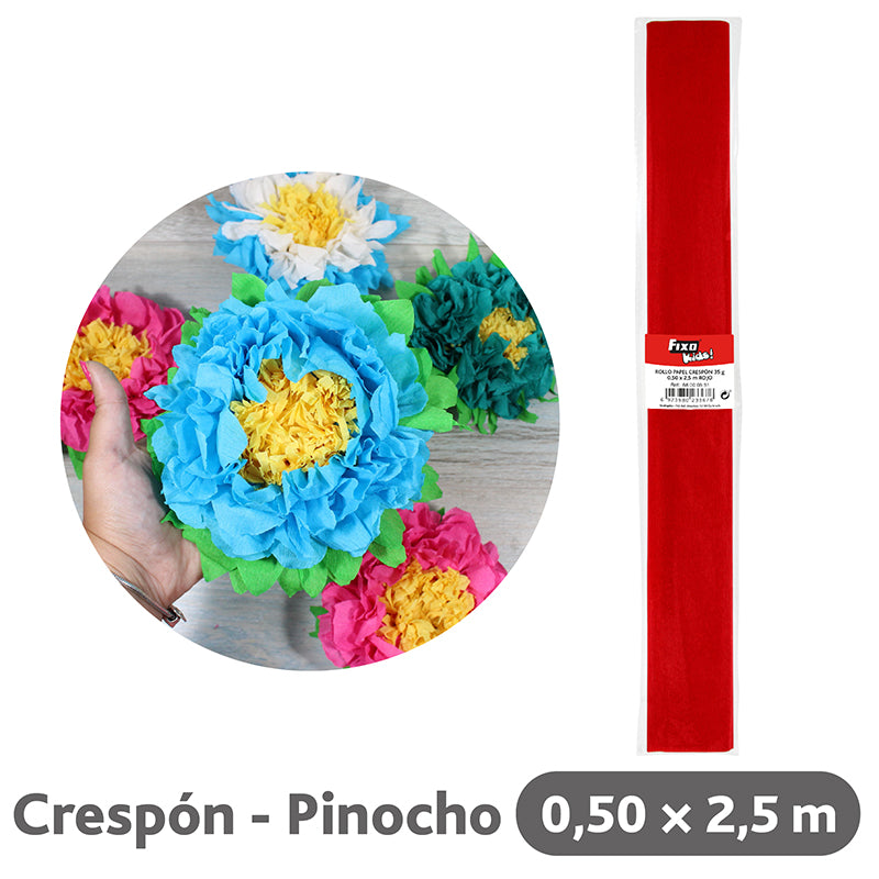 PAPEL CREPE 0,50X2,5M - GRAFOPLAS