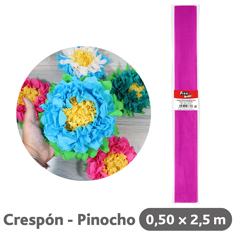 PAPEL CREPE 0,50X2,5M - GRAFOPLAS