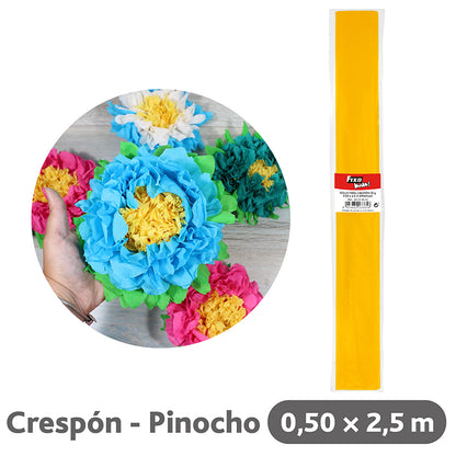PAPEL CREPE 0,50X2,5M - GRAFOPLAS