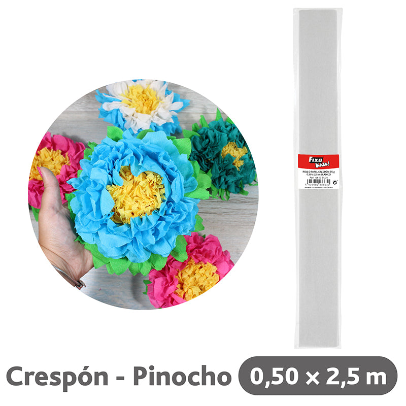 PAPEL CREPE 0,50X2,5M - GRAFOPLAS