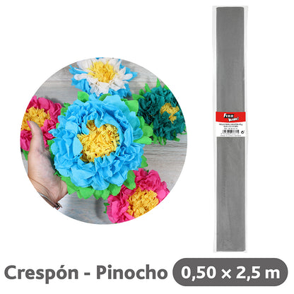PAPEL CREPE 0,50X2,5M - GRAFOPLAS