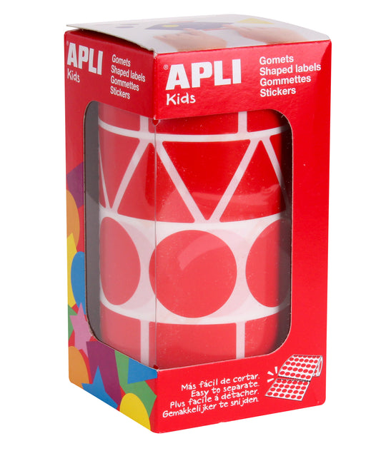 ROLLO GOMETS XL SURTIDO FORMAS ROJO - APLI