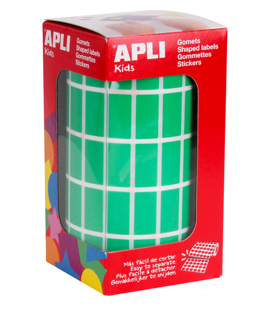 ROLLO GOMETS RECTANGULAR 20X10 VERDE - APLI