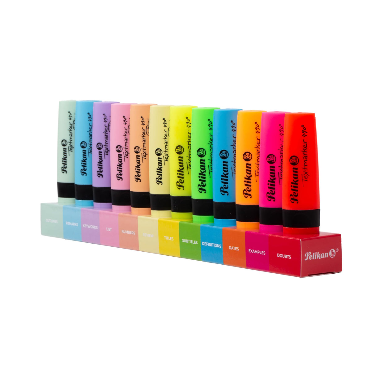 MARCADOR FLUOR METHOD & MOOD CAJA 12 - PELIKAN