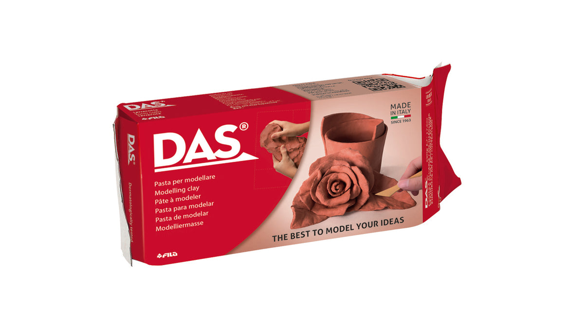 PASTA MODELAR TERRACOTA 0,5KG - DAS