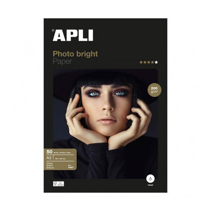 PAPEL INK FHOTO A3 200GR 50H - APLI