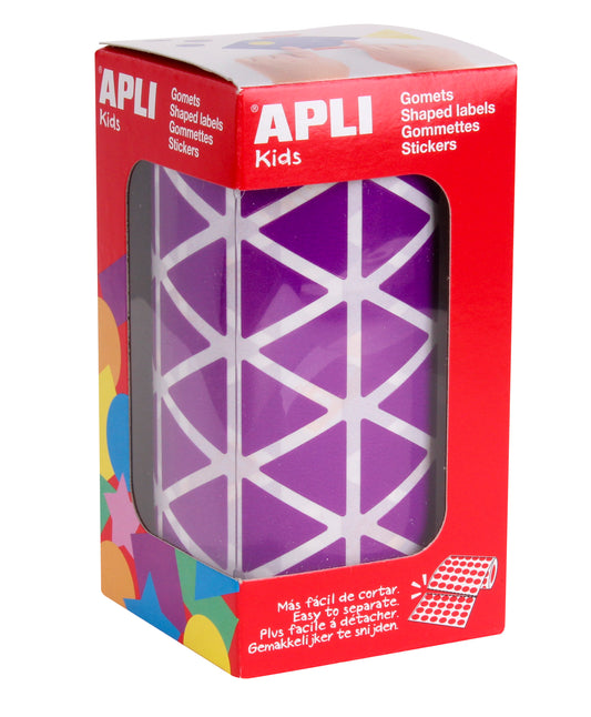 ROLLO GOMETS TRIANGULARES 20MM LILA - APLI