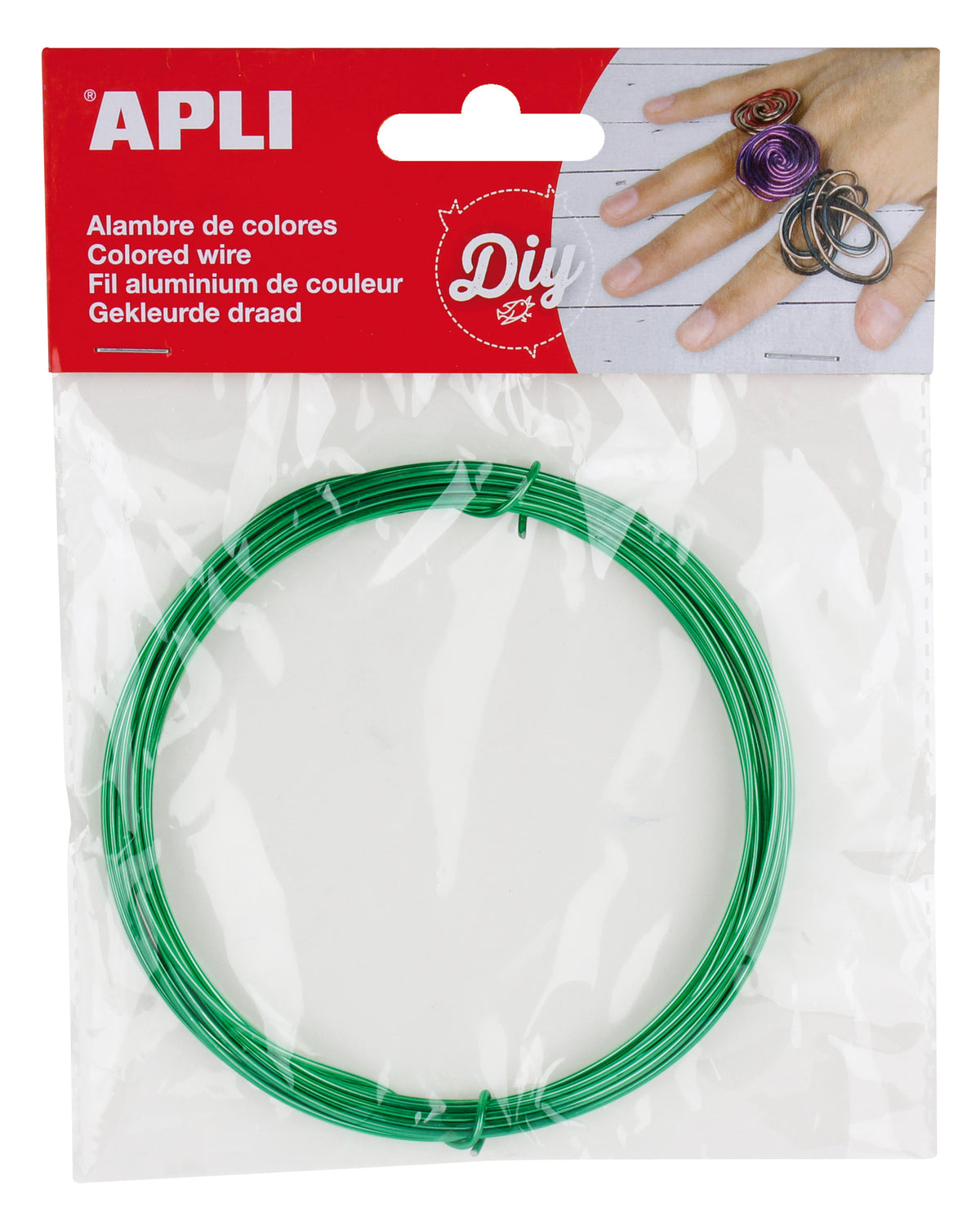 ALAMBRE VERDE 1,5MM X 5 M - APLI