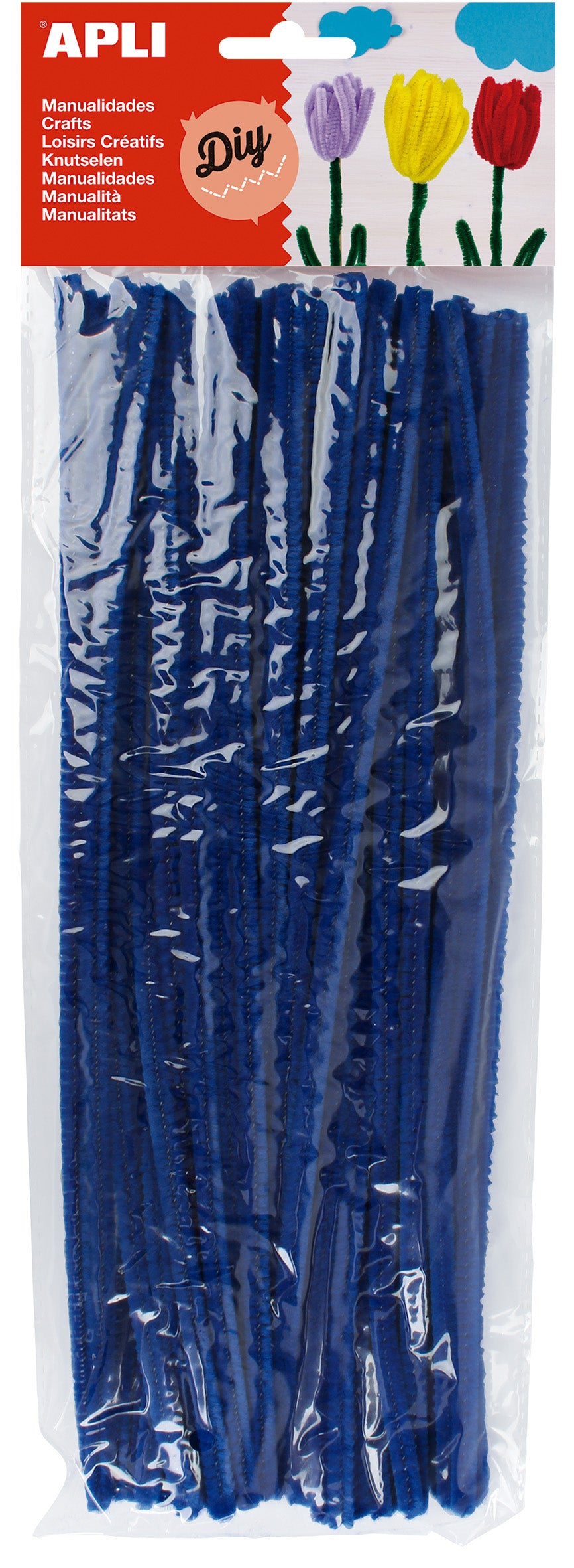 CHENILLAS LIMPIAPIPAS AZUL B/50UD - APLI