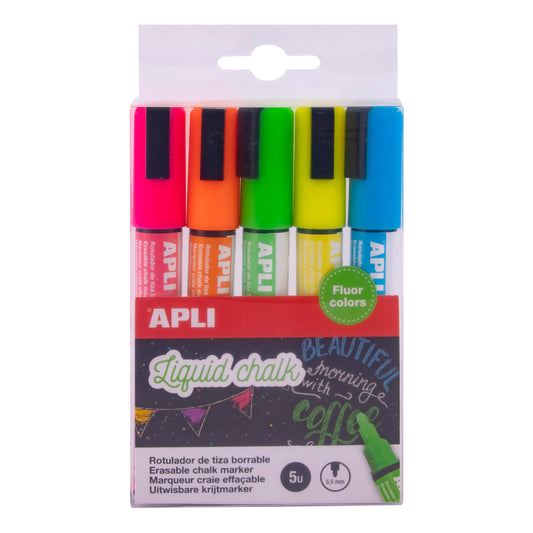 TIZA LIQUIDA 5UDS SURTIDAS - APLI