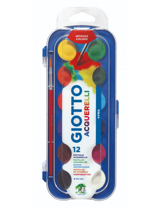 ACUARELAS 12 COLORES - GIOTTO