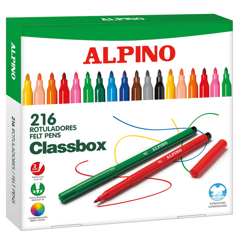 PACK ROTULADORES STANDARD 216UDS - ALPINO