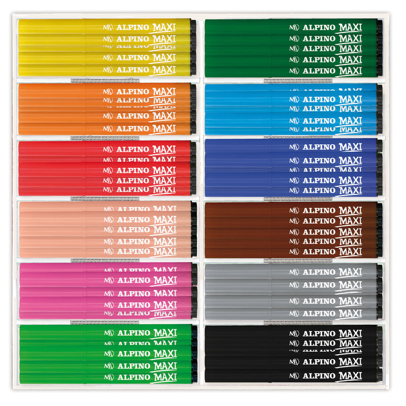 PACK ROTULADORES MAXI 144UD - ALPINO