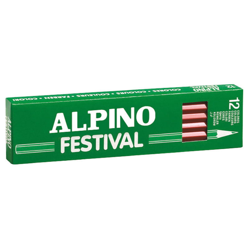 LÁPIZ COLOR NEGRO C/12UD - ALPINO