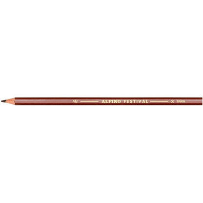 LÁPIZ COLOR NEGRO C/12UD - ALPINO