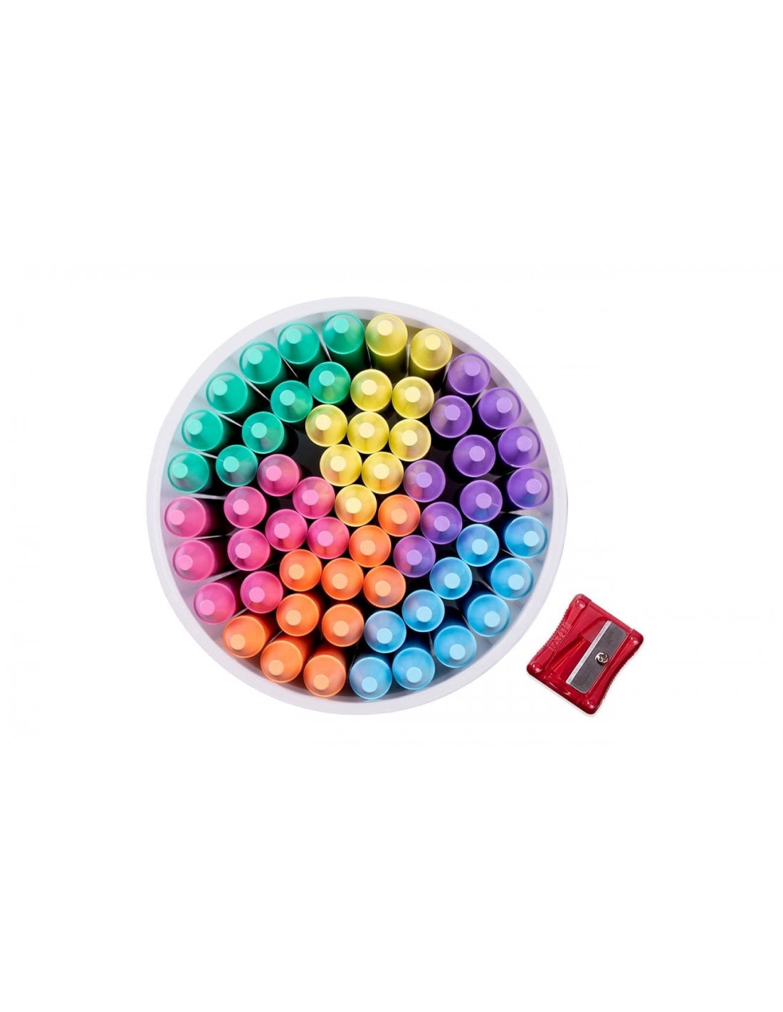 BOTE 60 CERAS COLOR PASTEL - JOVI