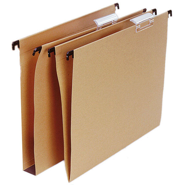 CARPETA COLGANTE KRAFT A4 VISOR CORTO SUPERIOR CAJA DE 50 UDS - GRAFOPLAS