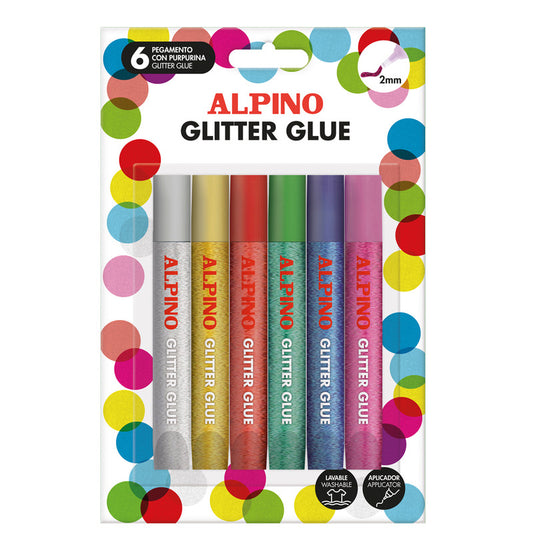 GLITTER GLUE CLASSIC 6UD - ALPINO