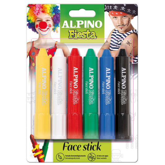 BLISTER MAQUILLAJE FACE STICK 6UD - ALPINO