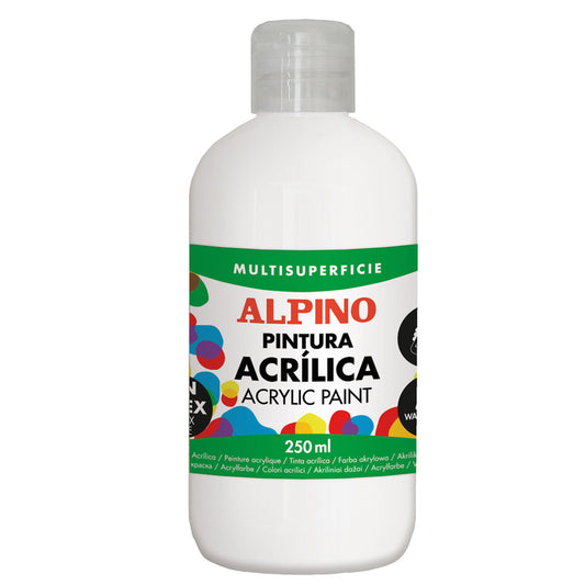PINTURA ACRILICA 250ML BLANCO - ALPINO