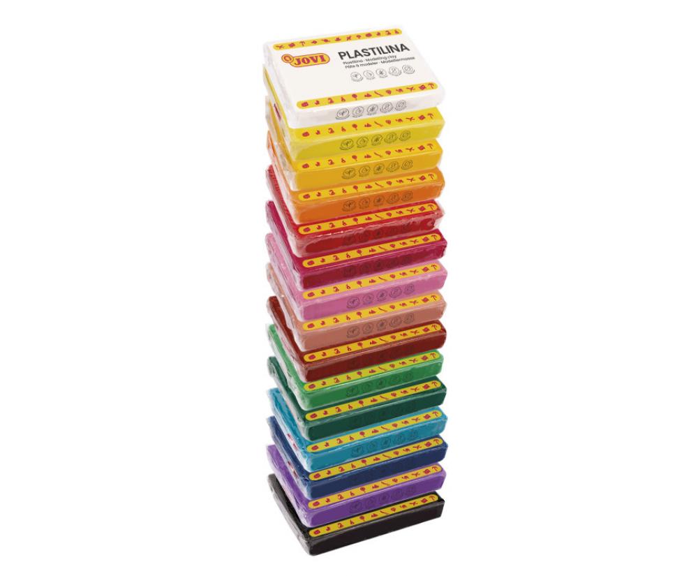 PLASTILINA 350GR UNICOLOR - JOVI