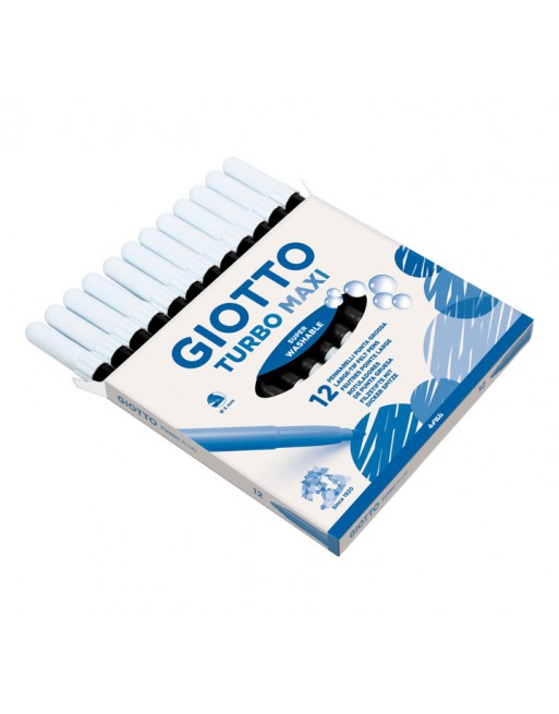 ROTULADOR TURBO MAXI NEGRO 12UD - GIOTTO