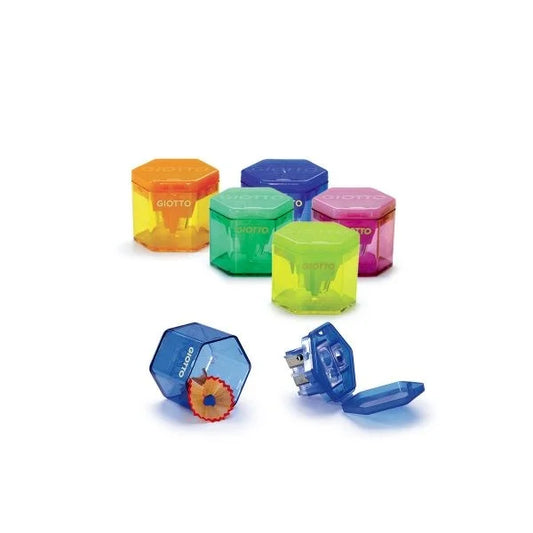 SACAPUNTAS PLASTICO 3 ORIFICIOS - GIOTTO