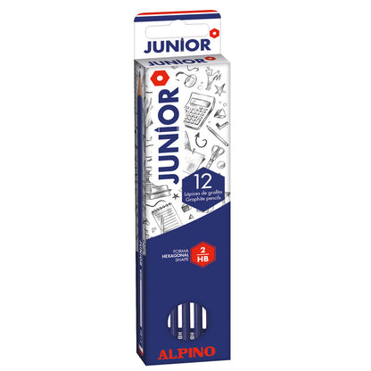 LÁPIZ GRAFITO JUNIOR 12UDS- ALPINO