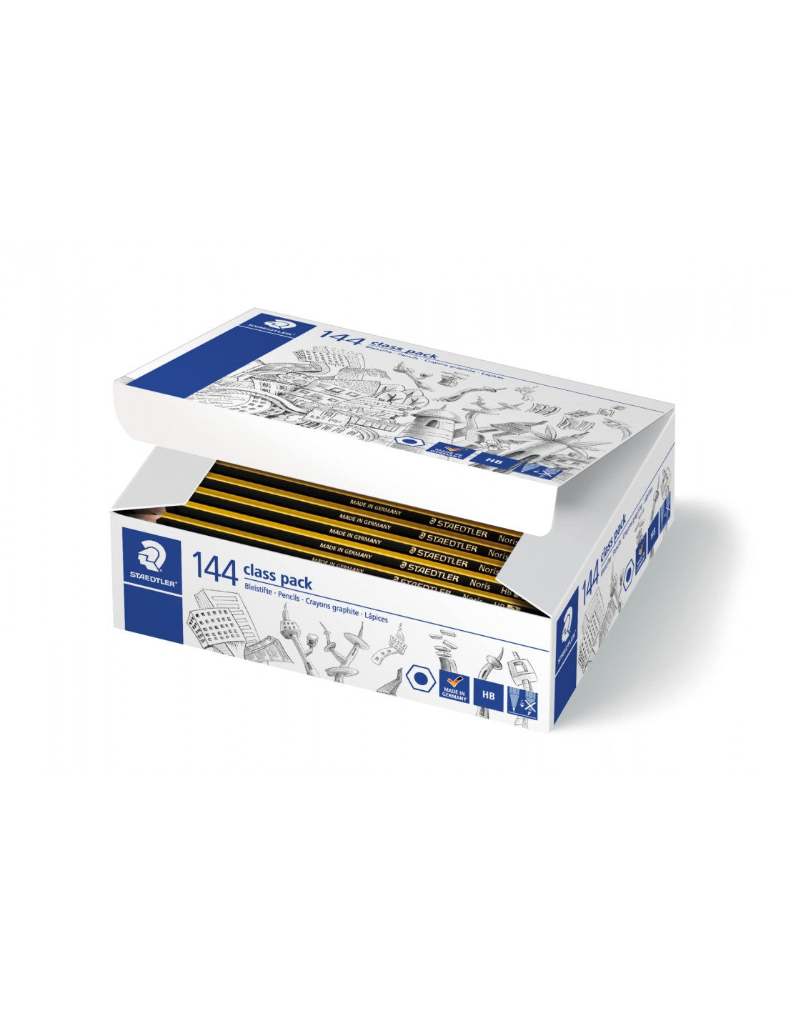 LÁPIZ NORIS 2 HB PACK DE 144UD - STAEDTLER