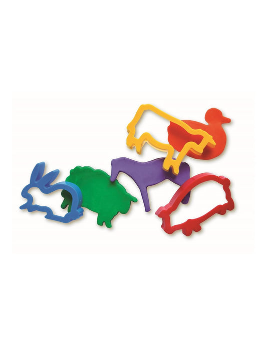 MOLDES ANIMALES GRANJA 6UDS - JOVI