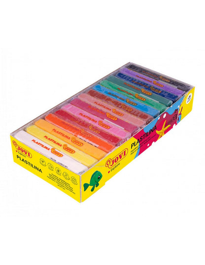 PLASTILINA 150GR 15 COLORES SURTIDOS - JOVI