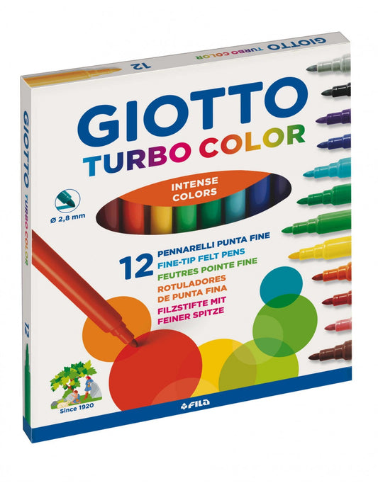 ROTULADOR TURBO COLOR 12UDS - GIOTTO