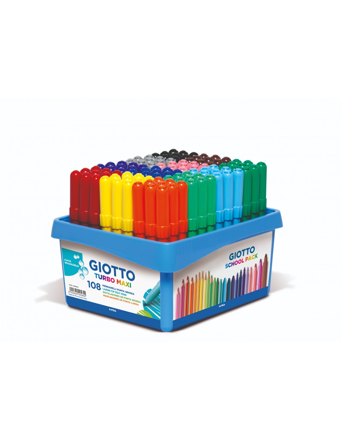 PACK ROTULADOR TURBO MAXI 108UDS - GIOTTO