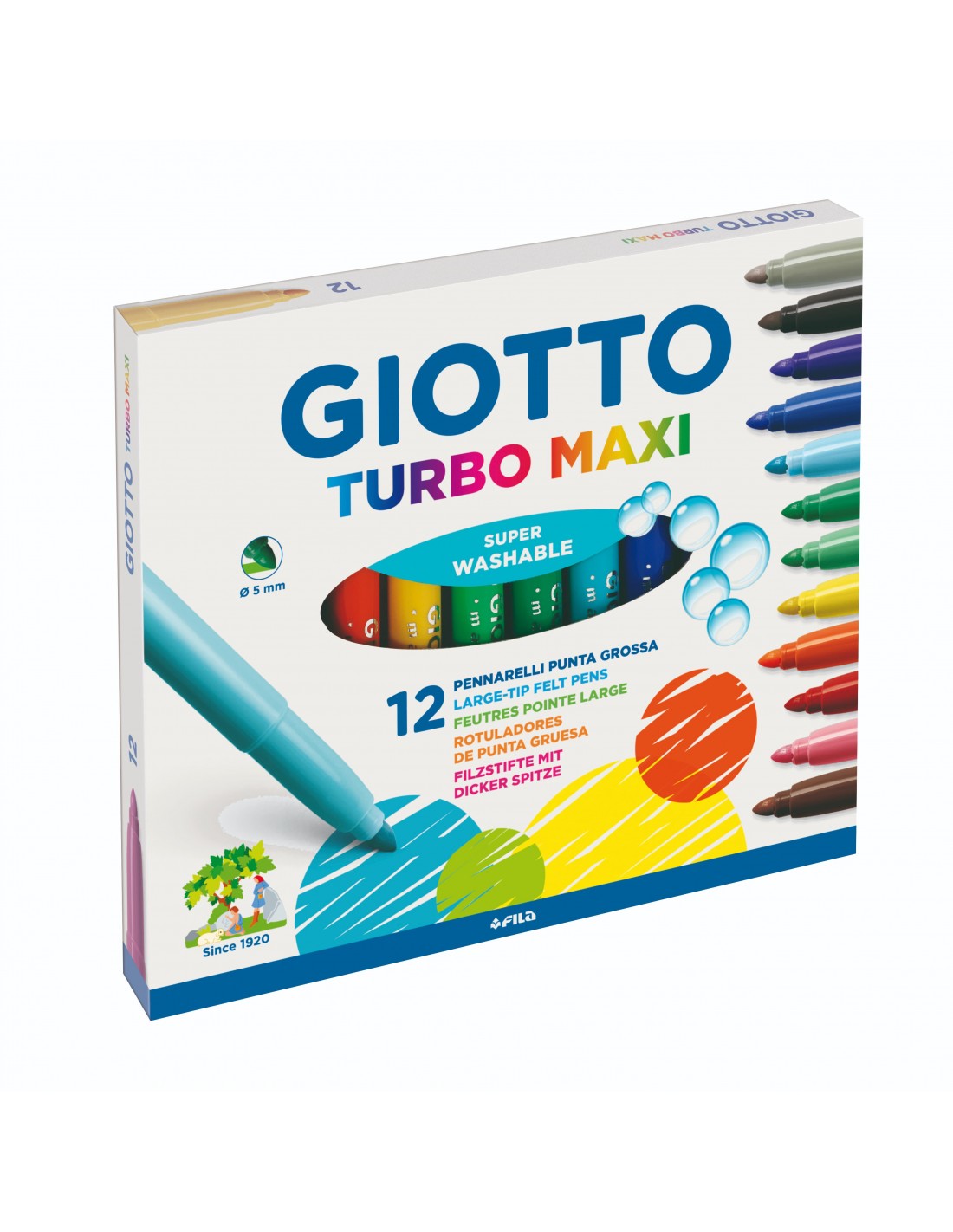 ROTULADOR TURBO MAXI 12UDS - GIOTTO