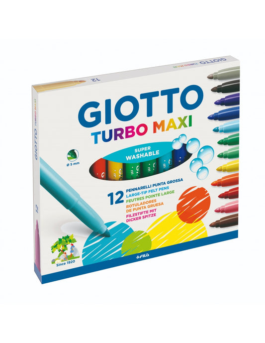 ROTULADOR TURBO MAXI 12UDS - GIOTTO