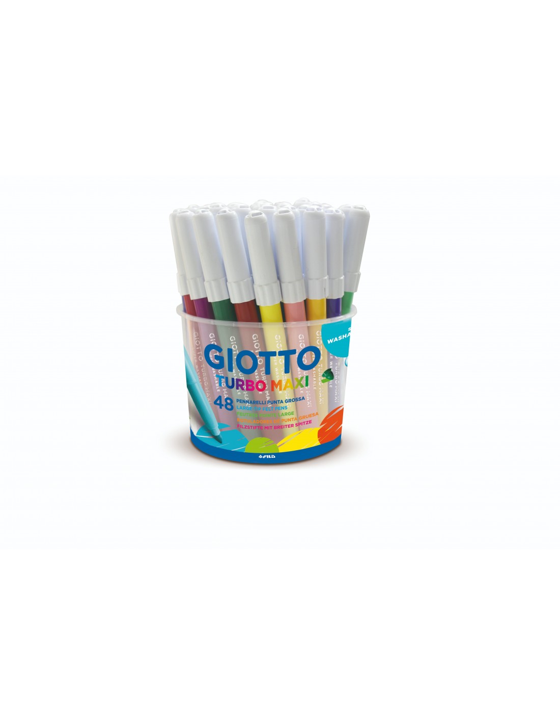BOTE ROTULADOR TURBO MAXI 48UDS - GIOTTO