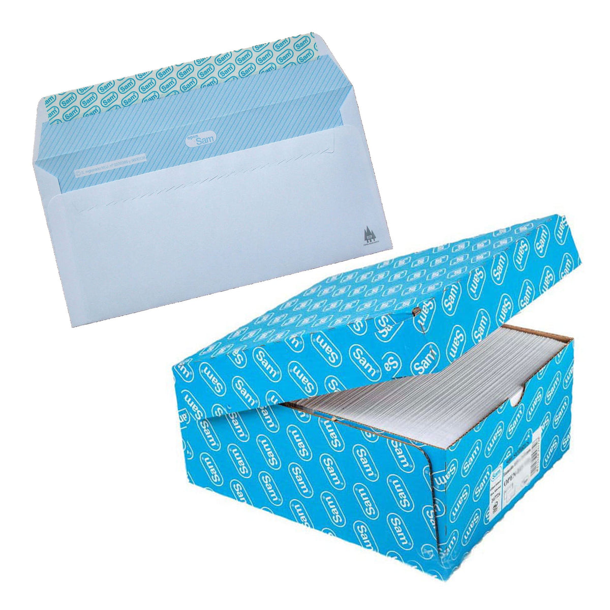 SOBRE BLANCO 115X225 CAJA 500UDS - SAM