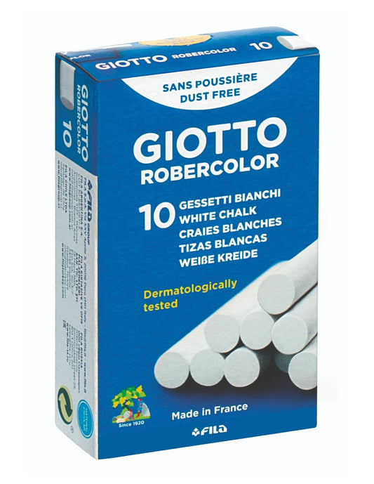TIZA BLANCA 10UD - ROBERCOLOR