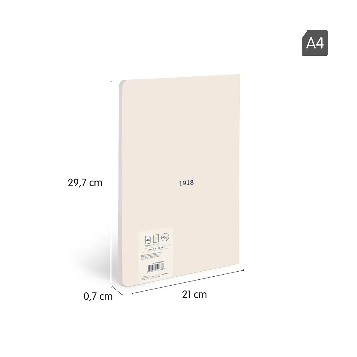 LIBRETA A4 SINCE 1918 - MILAN