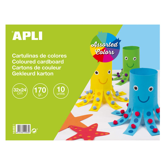 BLOC CARTULINAS COLOR STDAS - APLI