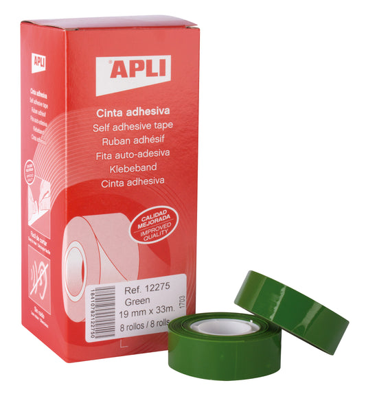 CINTA ADHESIVA VERDE 33X19 - APLI