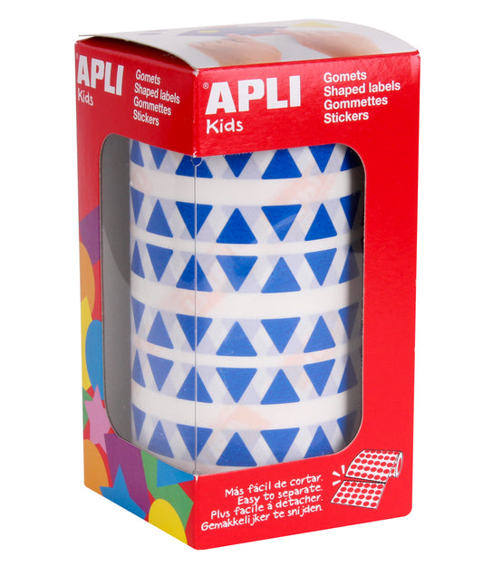 ROLLO GOMETS TRIANGULARES 10,5MM AZUL - APLI