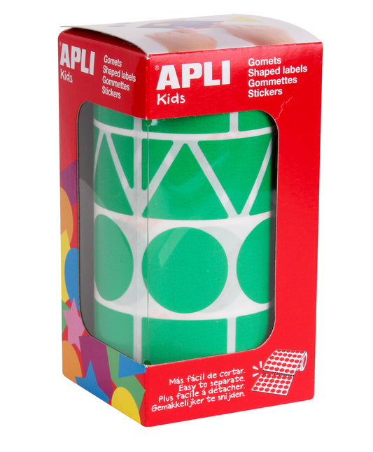 ROLLO GOMETS XL SURTIDO FORMAS VERDE - APLI
