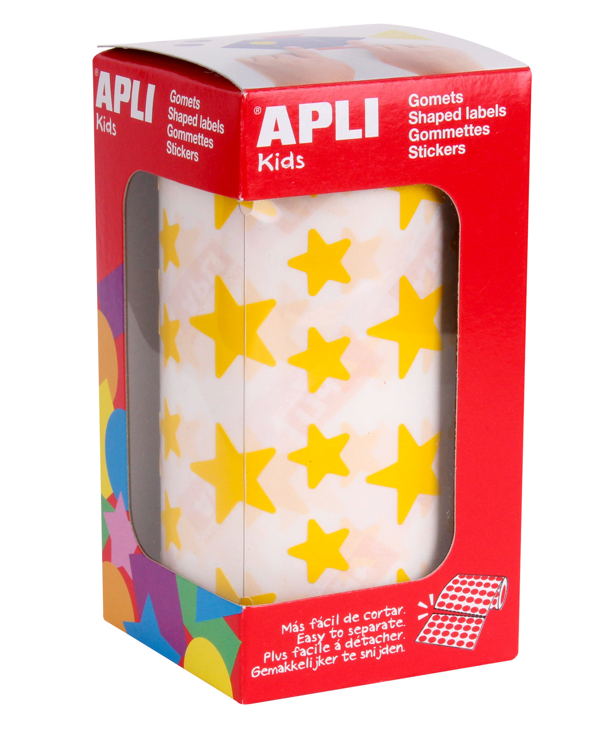 ROLLO GOMETS ESTRELLAS AMARILLAS - APLI