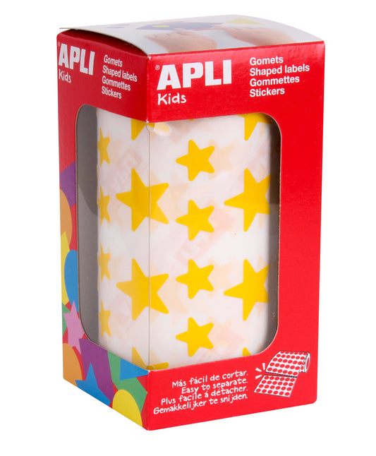 ROLLO GOMETS ESTRELLAS AMARILLAS - APLI
