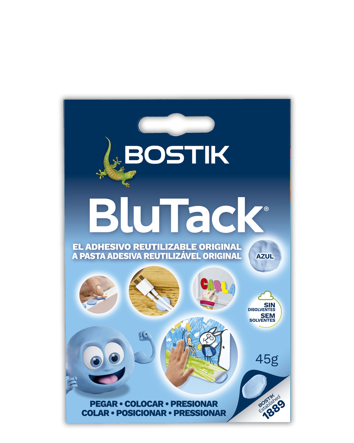 MASILLA ADHESIVA BLU-TACK ORIGINAL - PLICO