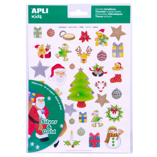 BOLSA GOMETS TEMATICOS NAVIDAD 3H - APLI