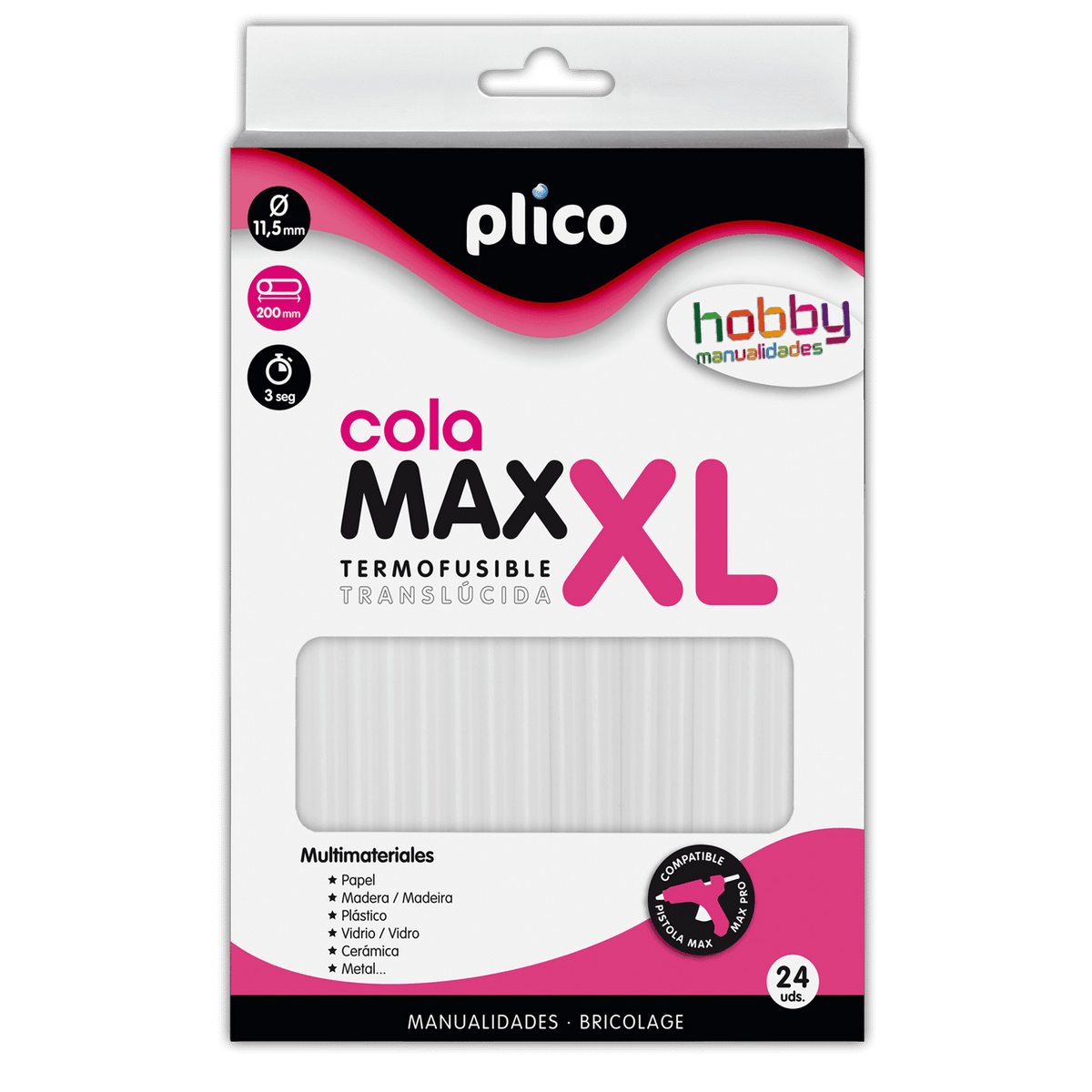 BARRA SILICONA MAXI 25UD - PLICO