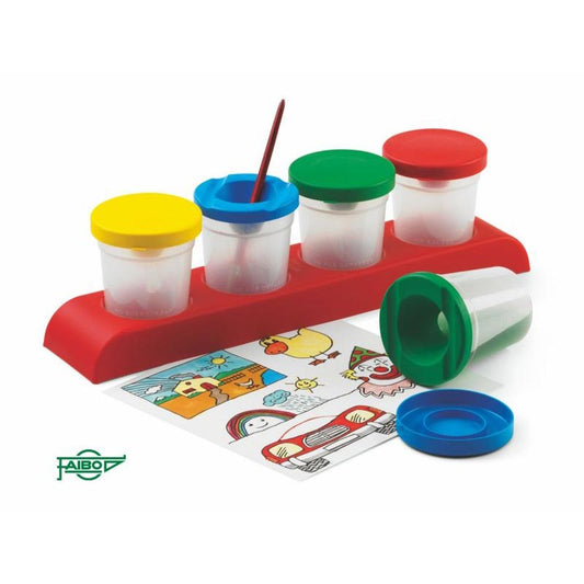 4 BOTES INDERRAMABLES + BASE-FAIBO